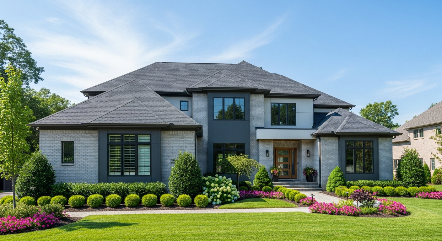 Beautiful home with new roof installation