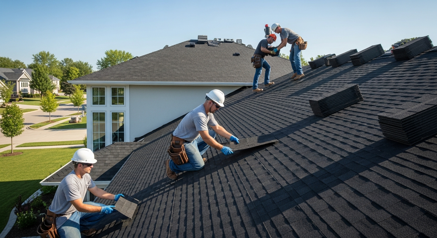 Complete roof replacement service